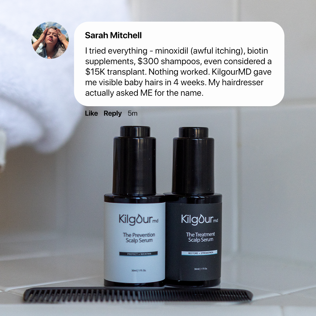 The KilgourMD Bundle | Dual-Action Scalp Serums for Thinning Hair